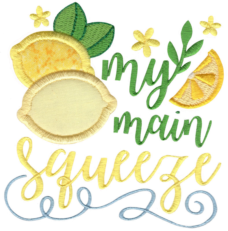 My Main Squeeze Applique