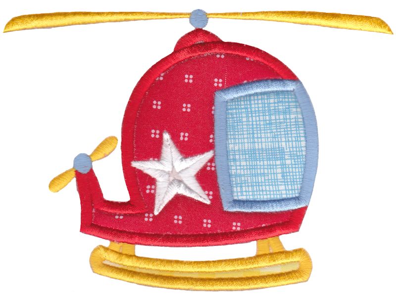 Helicopter Applique