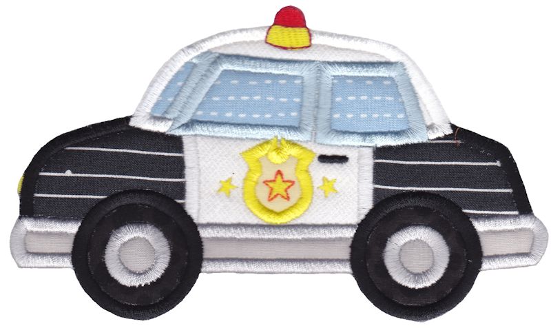 Police Car Applique
