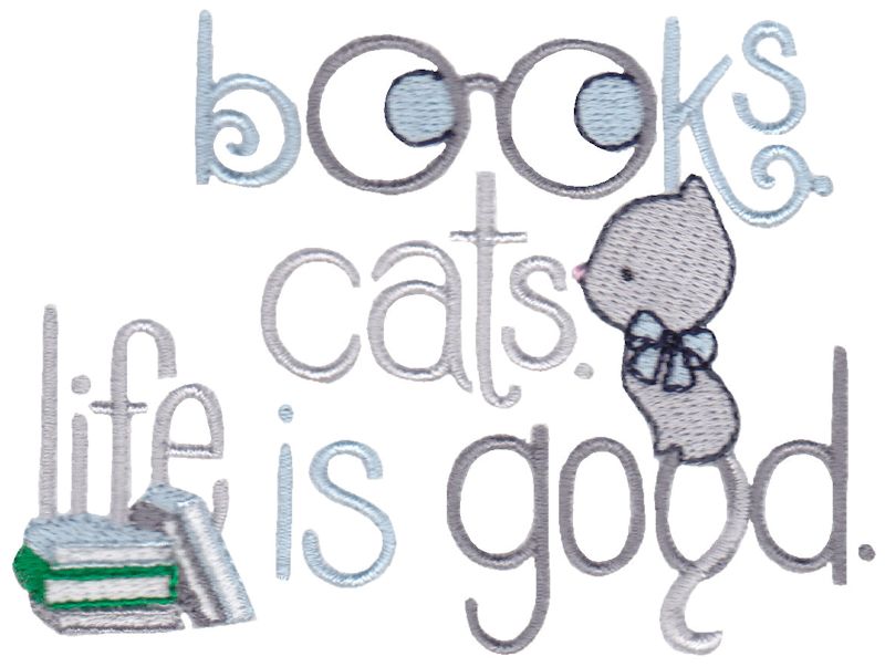 Books Cats Life Is Good