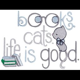 Books Cats Life Is Good