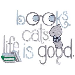 Books Cats Life Is Good
