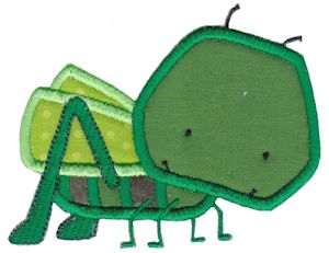Little Grasshopper Applique
