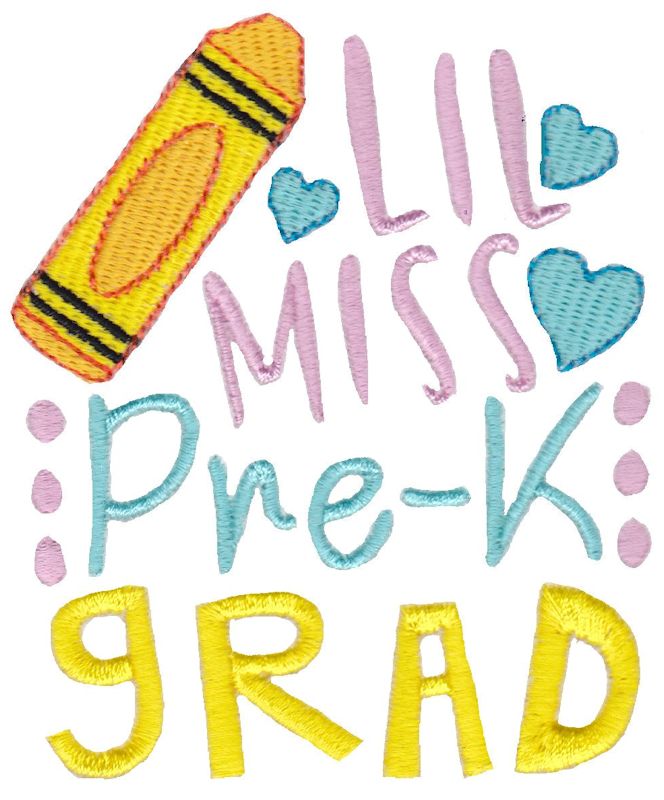 Little Miss Pre K Grad