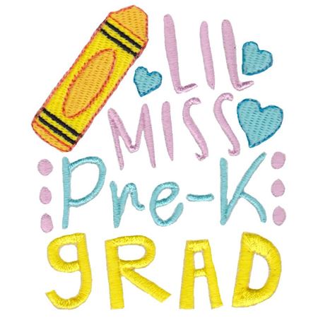 Little Miss Pre K Grad