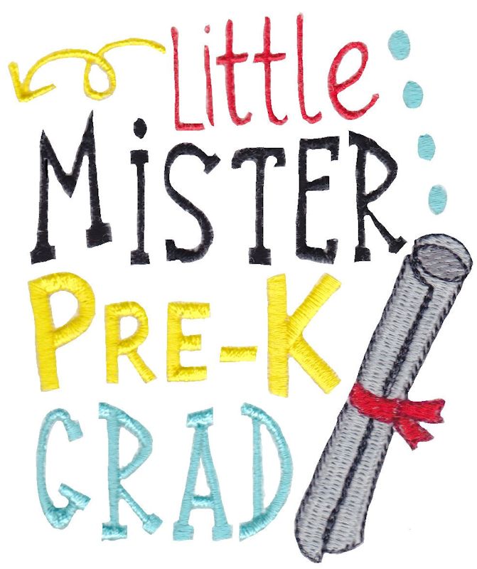 Little Mister Pre K Grad