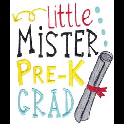 Little Mister Pre K Grad