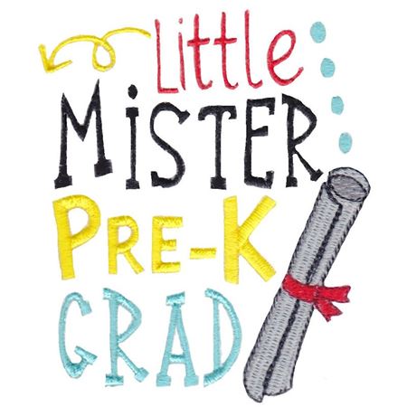 Little Mister Pre K Grad