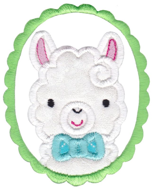 Love My Llama Applique 14