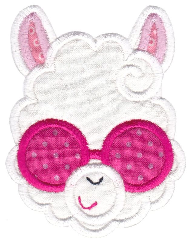 Love My Llama Applique 4