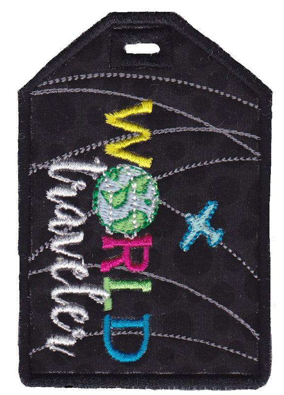 World Traveler Luggage Tag