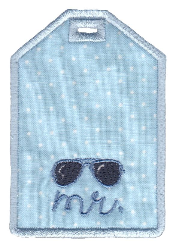 Mr With Sunglasses Luggage Tag