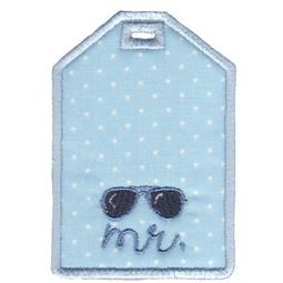 Mr With Sunglasses Luggage Tag