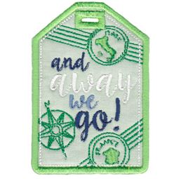 And Away We Go Luggage Tag