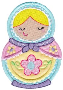 Matryoshka Applique 10