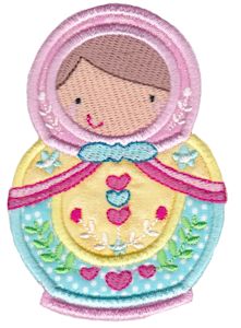 Matryoshka Applique 12