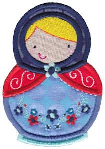 Matryoshka Applique 6