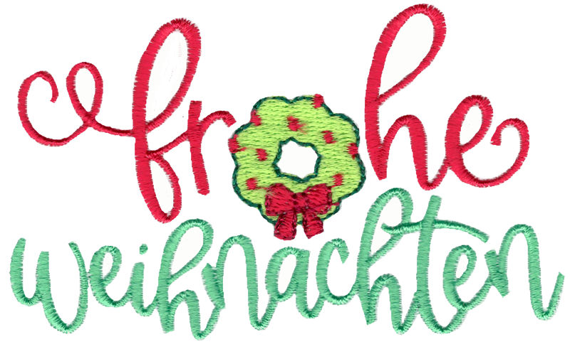 Frohe Weihnachten (German)