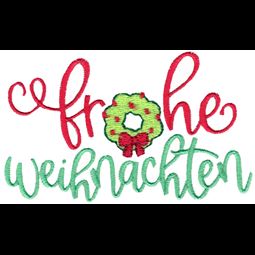 Frohe Weihnachten (German)