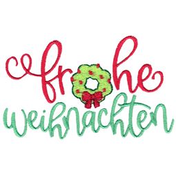 Frohe Weihnachten (German)