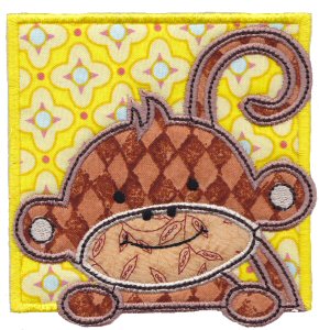 Monkey Friends Applique Blocks 5