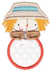 Scarecrow Monogram Applique