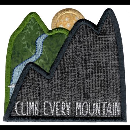 Climb Every Mountain Applique