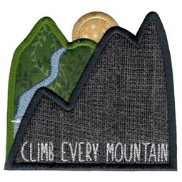 Climb Every Mountain Applique