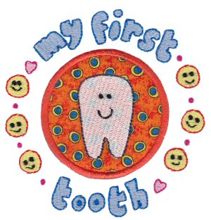 First Tooth Applique
