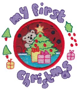 First Christmas Applique
