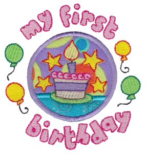 First Birthday Applique