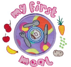 First Meal Applique