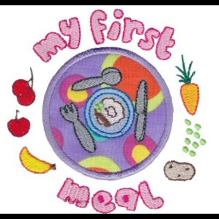First Meal Applique