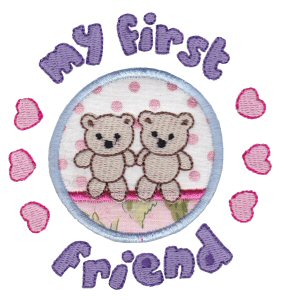 First Friend Applique