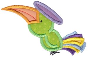 My Friend Bird Applique 1