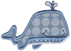 Ocean Whale Applique