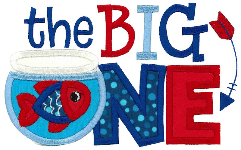 The Big One Applique