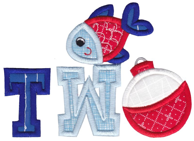 Two Fish Applique
