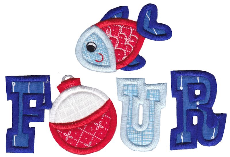 Four Fish Applique