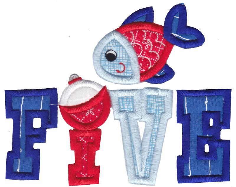 Five Fish Applique