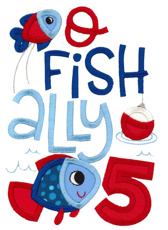 Ofishally Five Applique