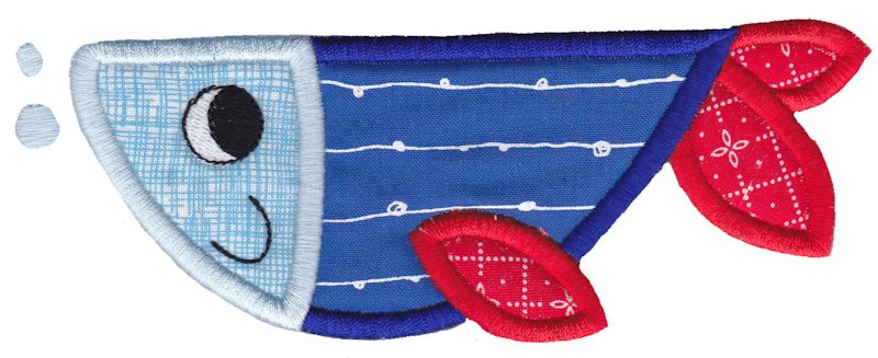 Cute Fish Applique