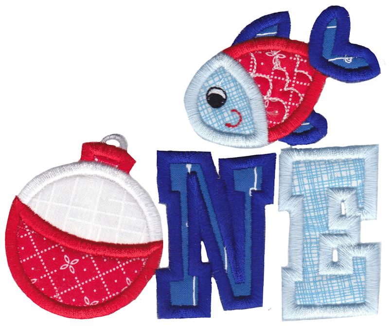One Fish Applique