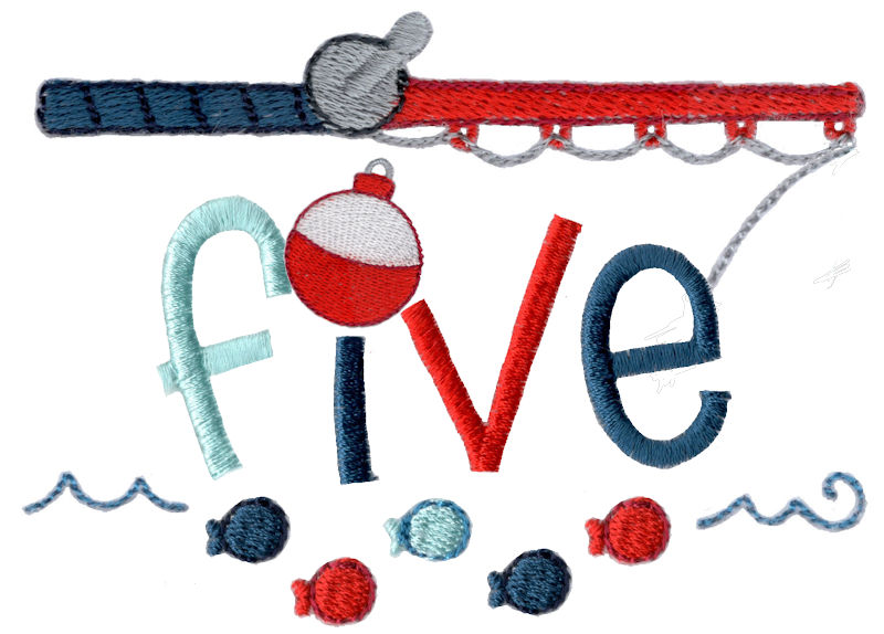Five Fishing Rod