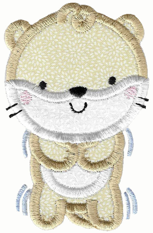 Otters Applique 1