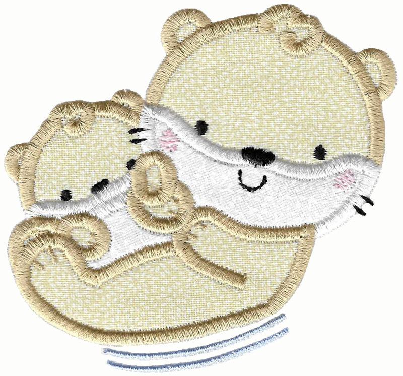 Otters Applique 6