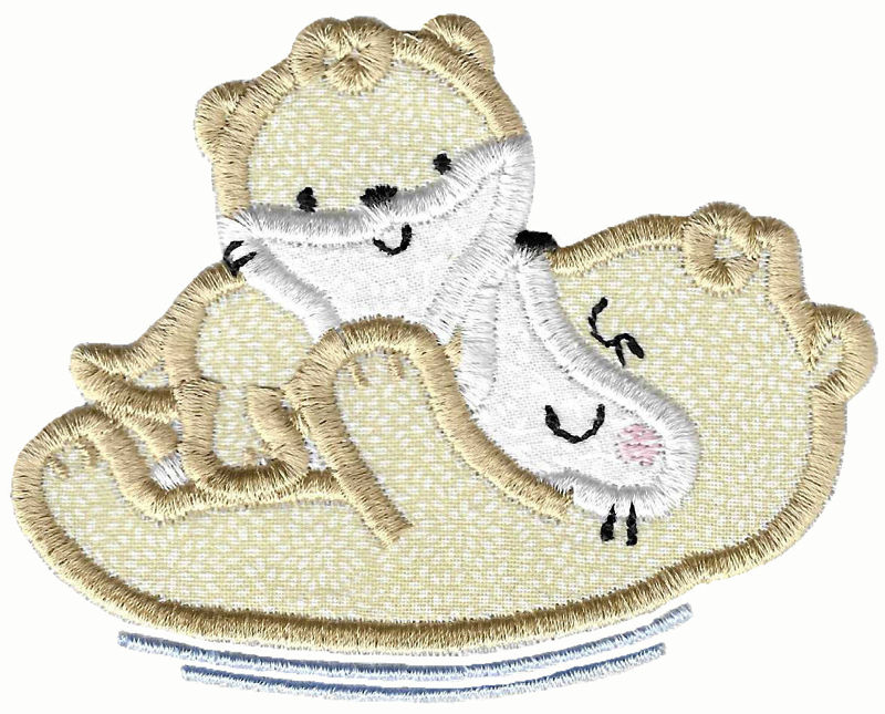 Otters Applique 7