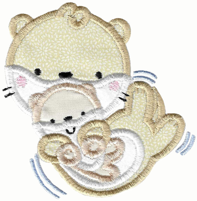 Otters Applique 9