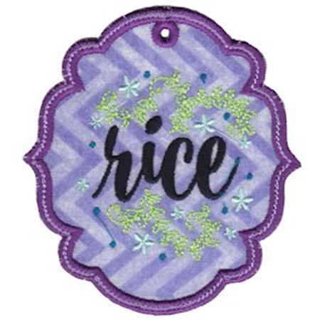 Rice ITH Pantry Label