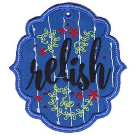 Relish ITH Pantry Label